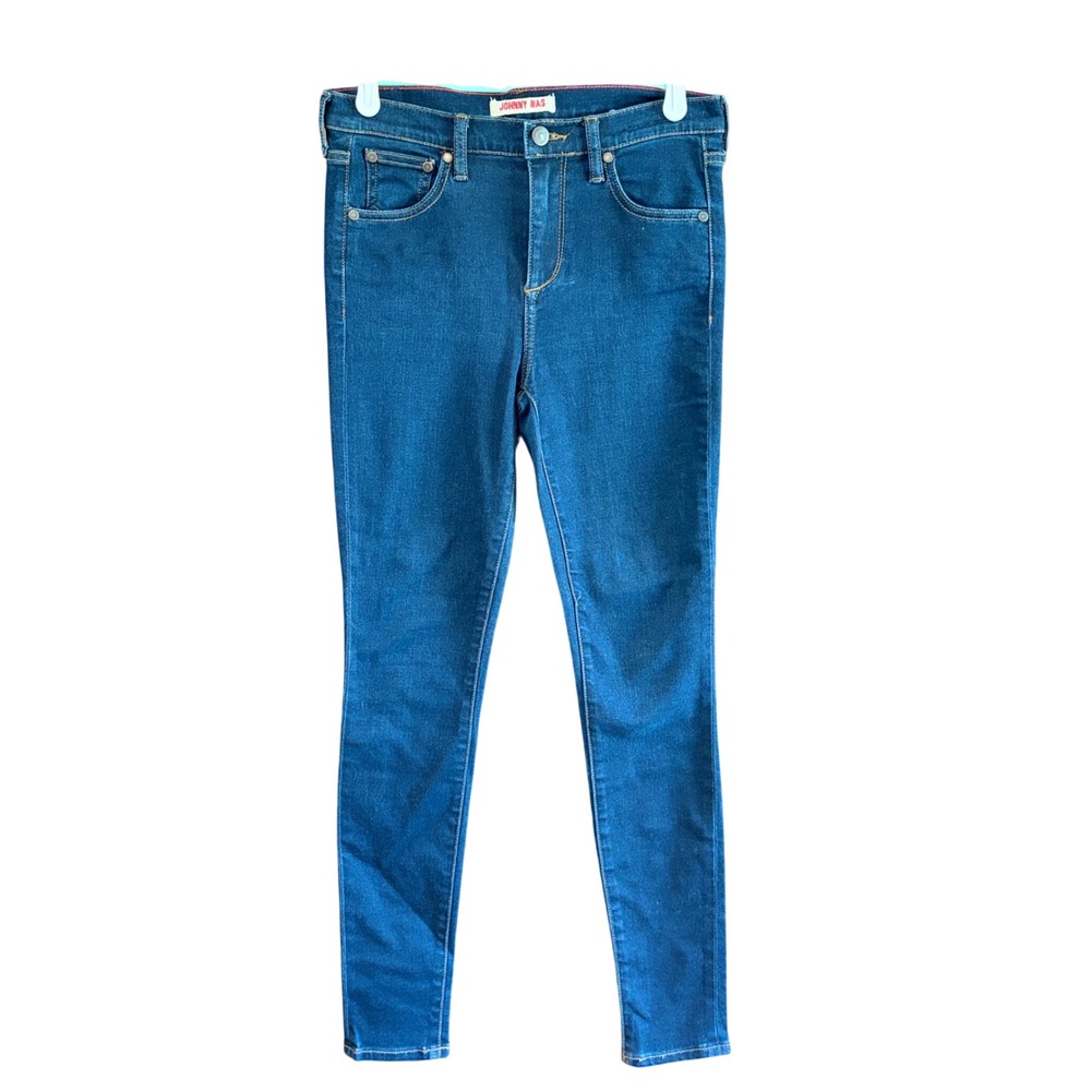 Johnny Was The Skinny Jean‎ Womens 28 Dark Wash Mid Rise Slim Fit Stretch Denim